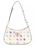 Borsa donna Guess Emelie top zip shoulder bag white multi logo BS26GU113 GM992818