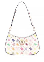 Borsa donna Guess Emelie top zip shoulder bag white multi logo BS26GU113 GM992818