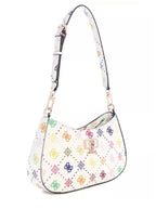 Borsa donna Guess Emelie top zip shoulder bag white multi logo BS26GU113 GM992818