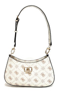 Borsa donna Guess Emelie top zip shoulder bag white multi logo BS26GU114 GP992818