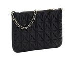 Borsa a mano Guess flat pouch ecopelle trapuntata black BS26GU120 PW7568P6274