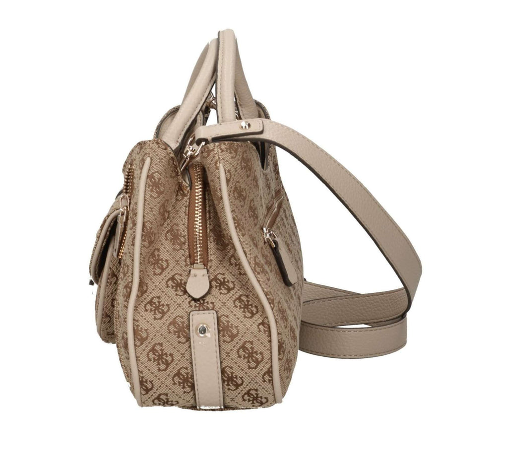 Borsa Guess a mano/tracolla Jessa latte logo BS26GU128 JG836206