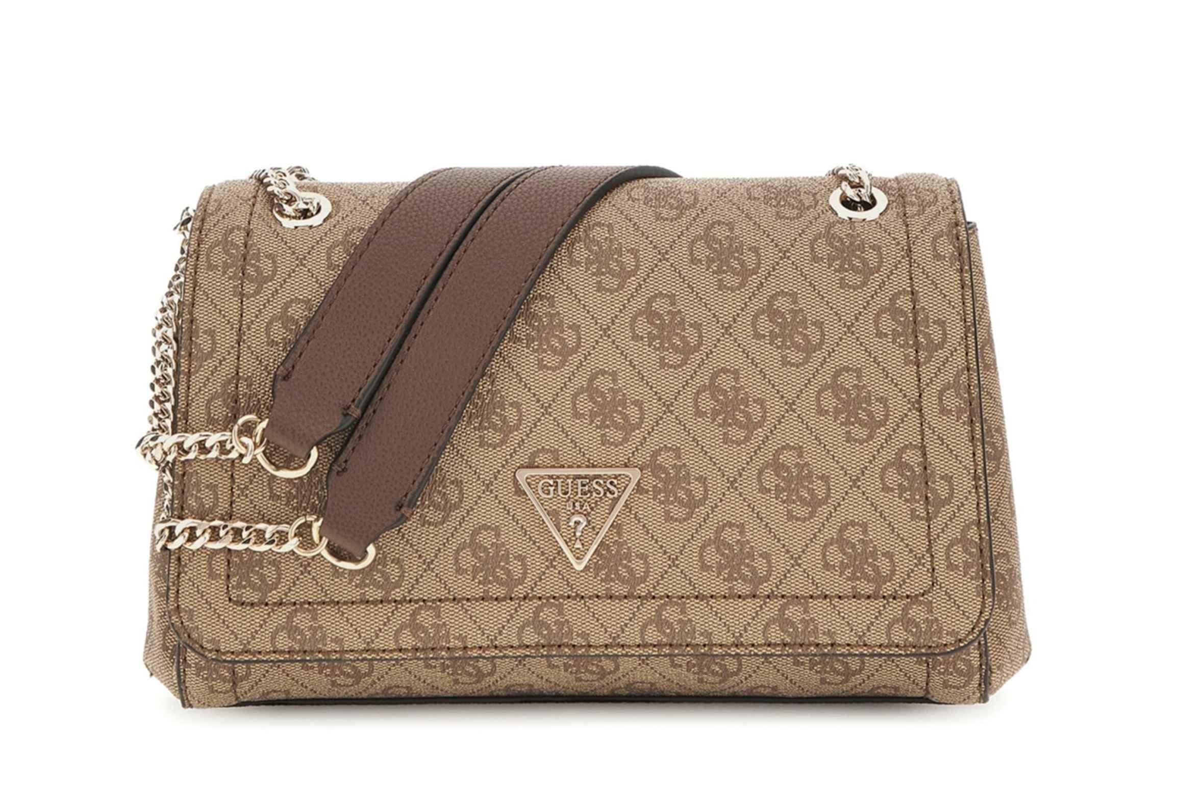 Borsa donna Guess Noelle II latte/ brown multilogo BS26GU139 BG967221
