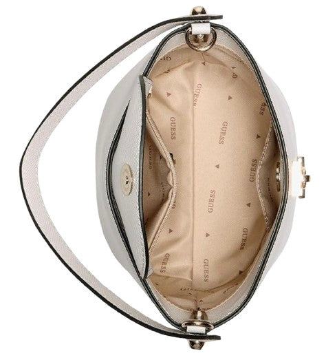 Borsa donna Guess secchiello Patsie white BS26GU147 ZG991903