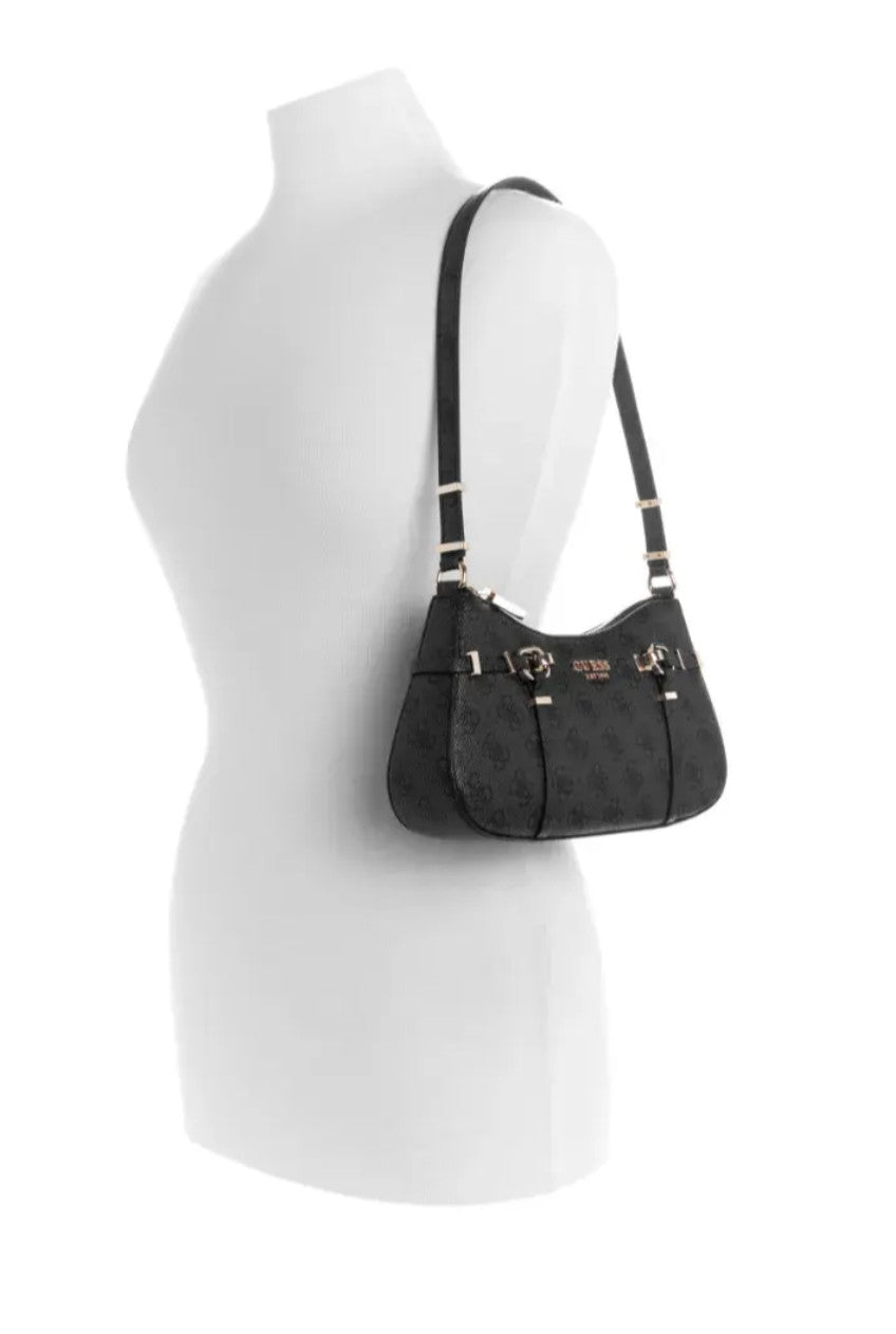 Borsa Guess a spalla Leona logo coal logo BS26GU161 SG991718