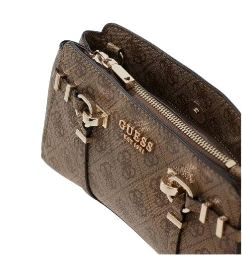 Borsa donna Guess tracolla Leona girlfriend xbody latte/ logo BS26GU168 SG991712