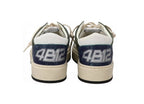 Scarpe uomo 4B12 sneakers in pelle bianco/ verde/ grigio US25QB13 KYLE-U916