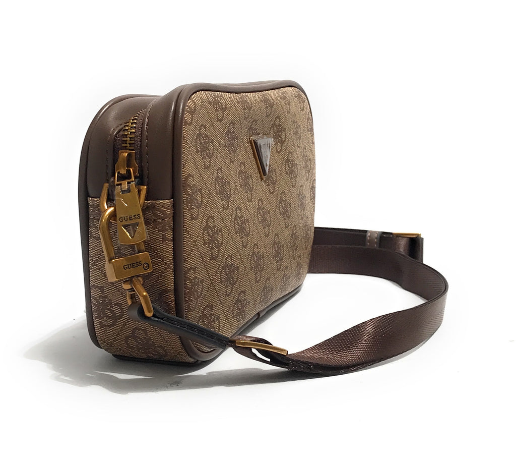Borsa Guess tracolla uomo Milano camera bag S beige/ brown UBS26GU06 HMMILOP6150