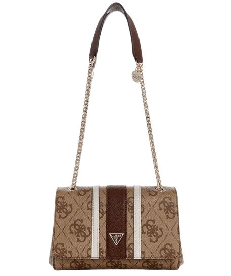 Borsa donna Guess Noelle II latte multilogo/brown BS26GU164 SS967221