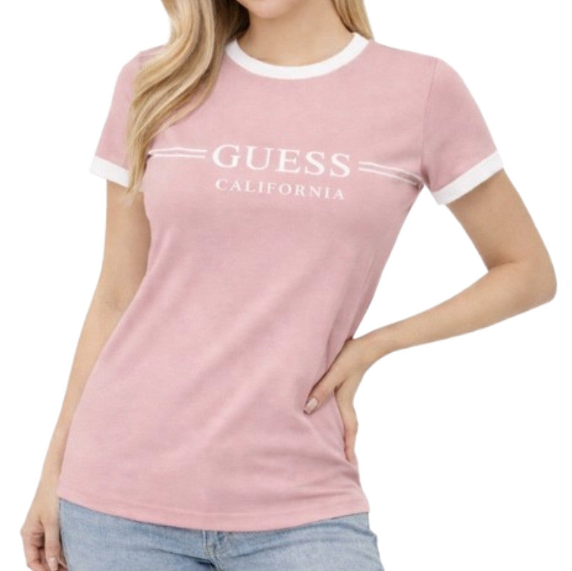 T-shirt donna Guess Mila pink serenade ES26GU56 V6GI08K2975 G67B
