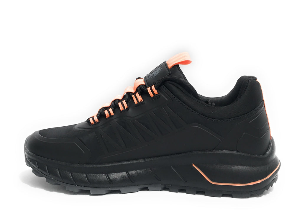 Scarpe U.S. Polo sneaker running Seth008A in ecopelle/ tessuto black U25UP20