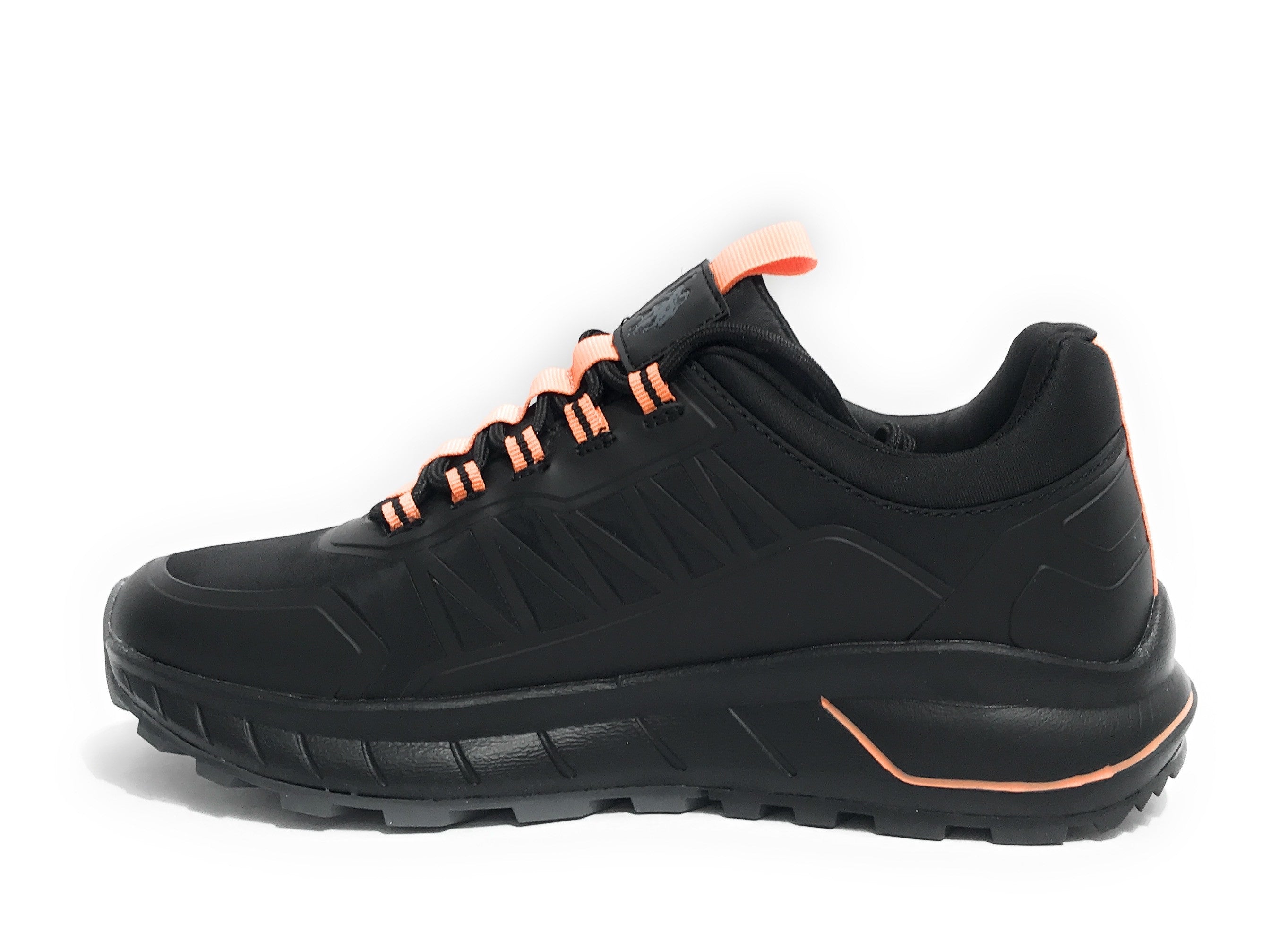 Scarpe U.S. Polo sneaker running Seth008A in ecopelle/ tessuto black U25UP20