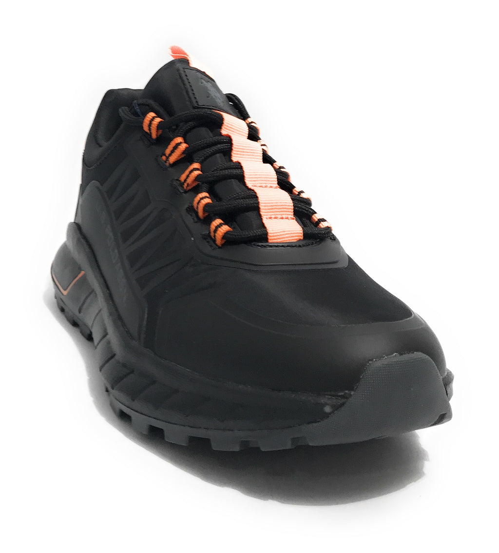 Scarpe U.S. Polo sneaker running Seth008A in ecopelle/ tessuto black U25UP20