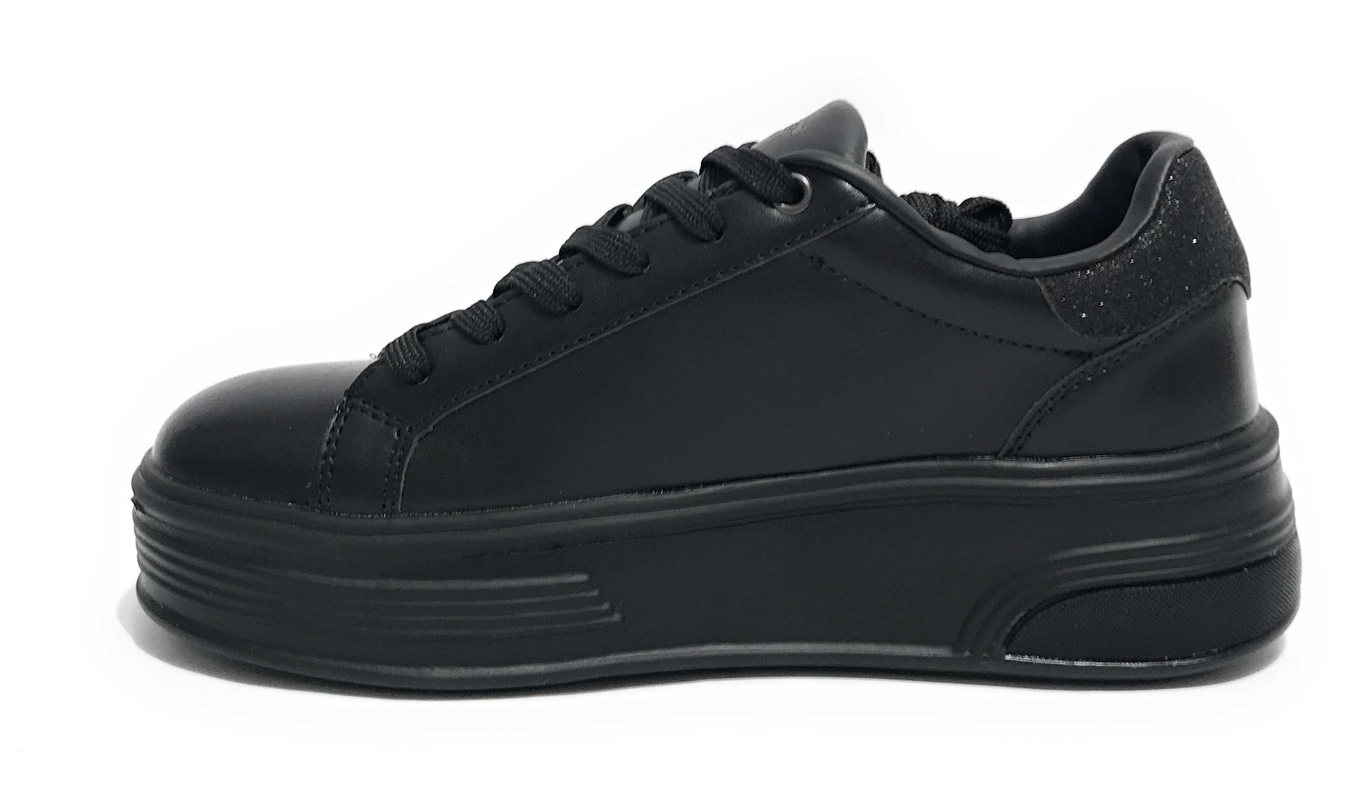 Scarpe US Polo sneaker Asuka005W in ecopelle black D25UP12