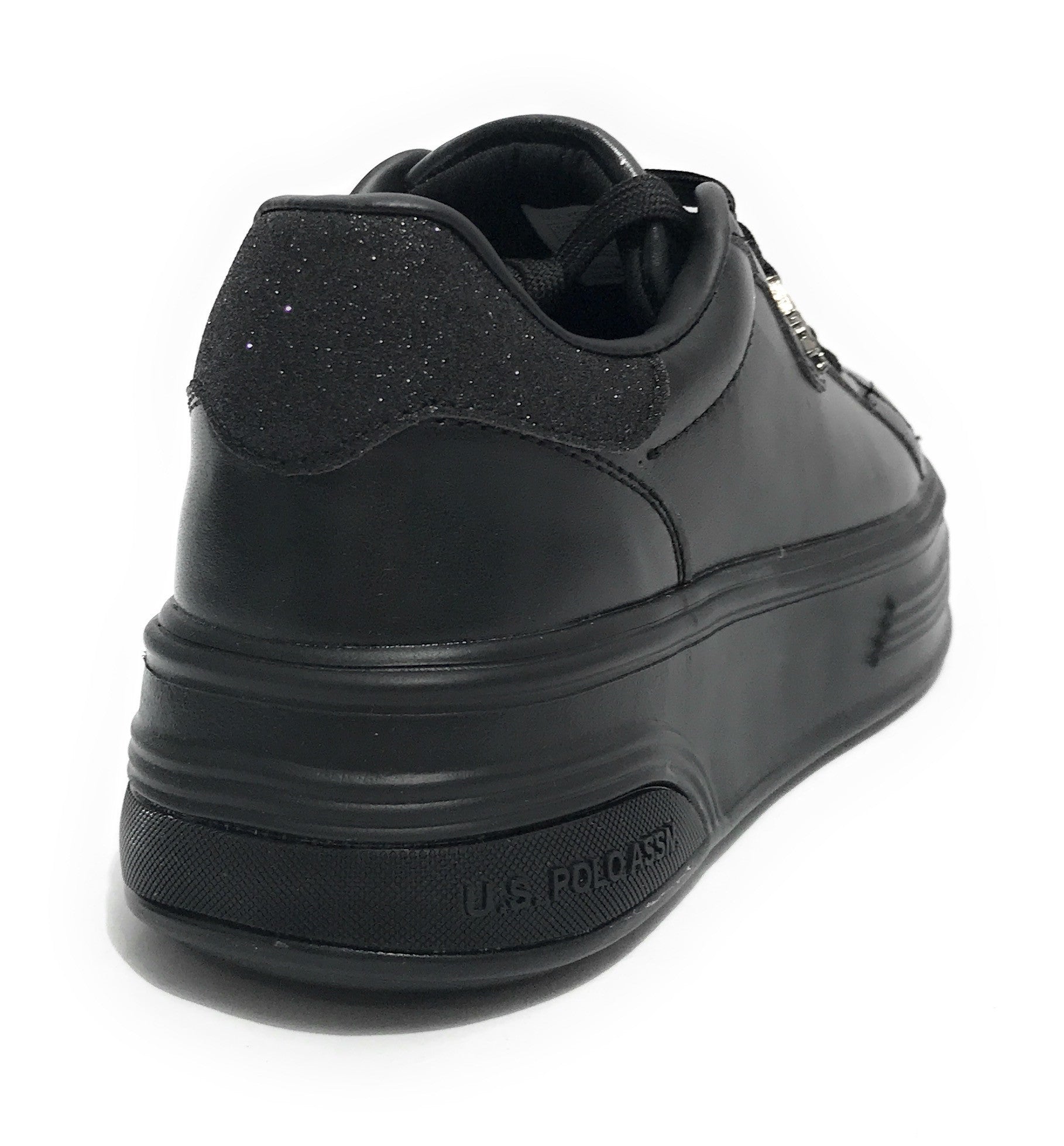 Scarpe US Polo sneaker Asuka005W in ecopelle black D25UP12