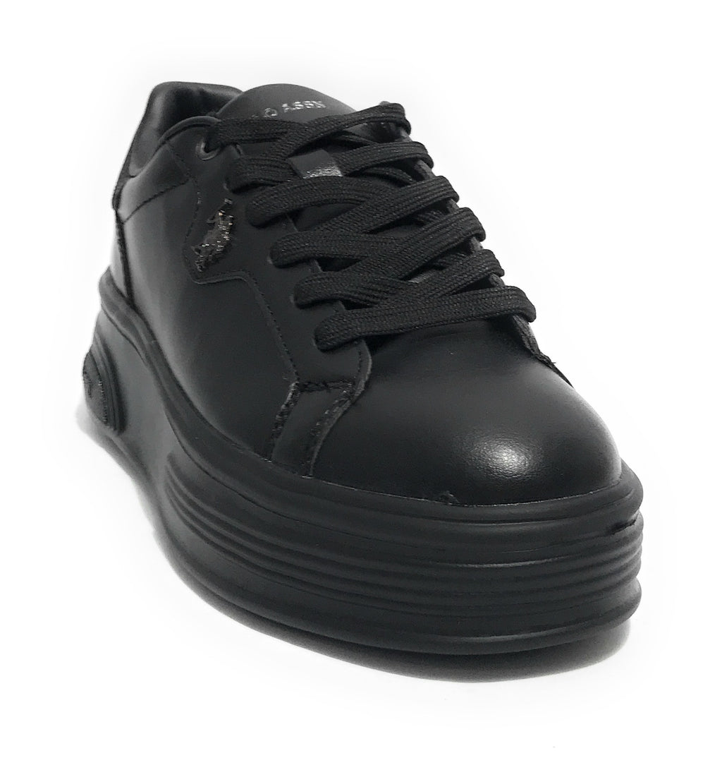 Scarpe US Polo sneaker Asuka005W in ecopelle black D25UP12
