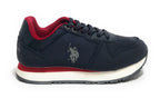 Scarpe US Polo sneaker Nobik 011 ecosuede/ nylon blu Z24UP01