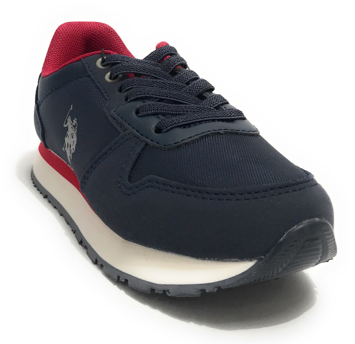 Scarpe US Polo sneaker Nobik 011 ecosuede/ nylon blu Z24UP01