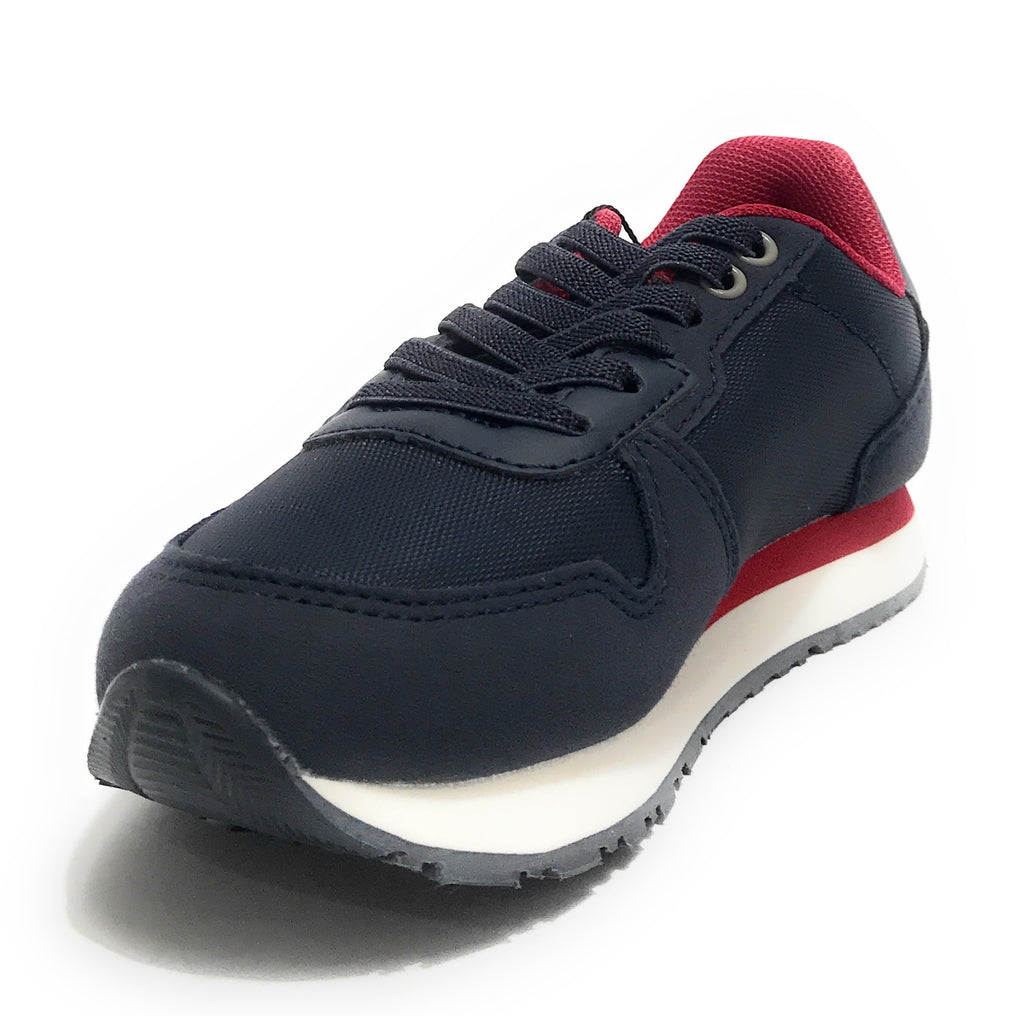 Scarpe US Polo sneaker Nobik 011 ecosuede/ nylon blu Z24UP01