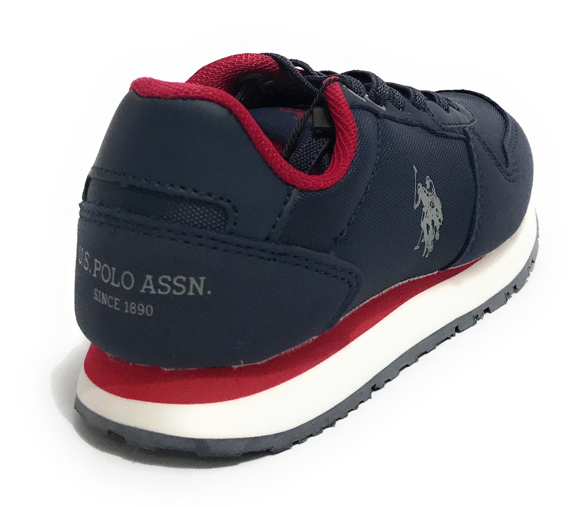Scarpe US Polo sneaker Nobik 011 ecosuede/ nylon blu Z24UP01