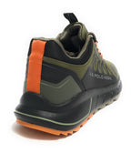 Scarpe U.S. Polo sneaker running Seth008A in ecopelle/ tessuto verde/ nero U25UP18