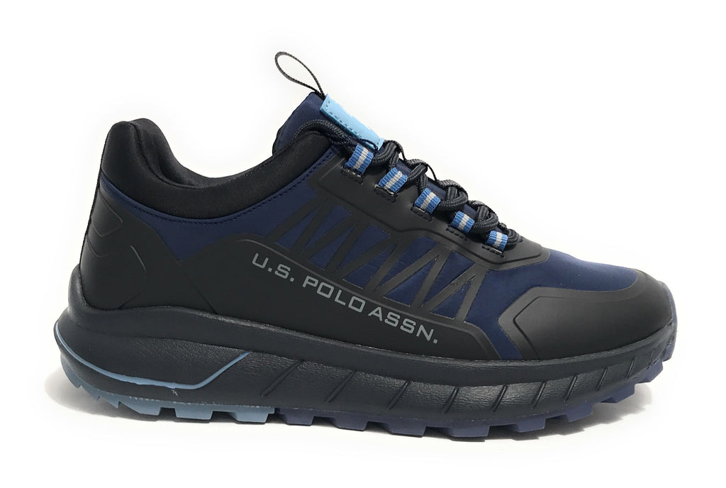 Scarpe U.S. Polo sneaker running Seth008A in ecopelle/ tessuto dark blue U25UP19