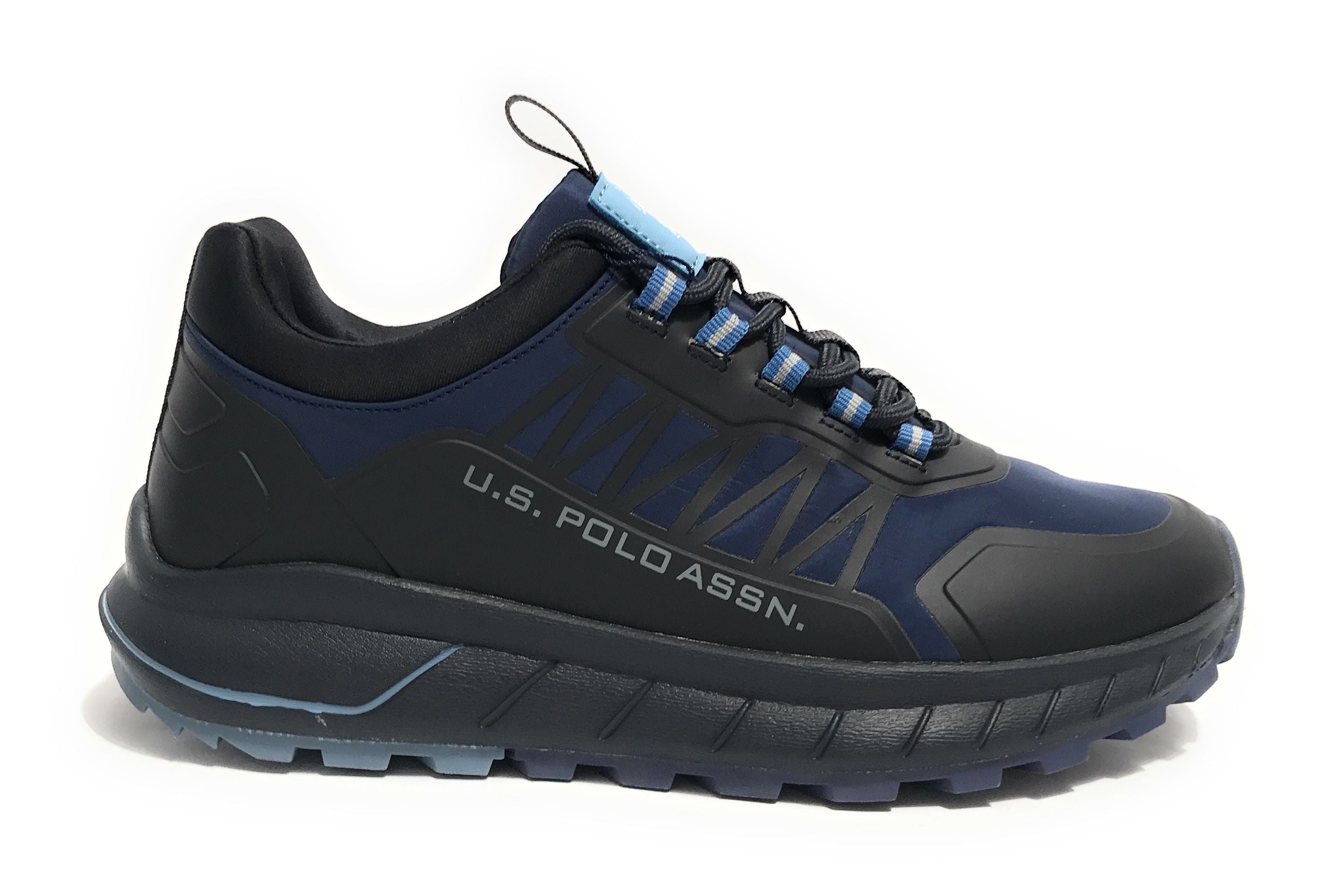 Scarpe U.S. Polo sneaker running Seth008A in ecopelle/ tessuto dark blue U25UP19