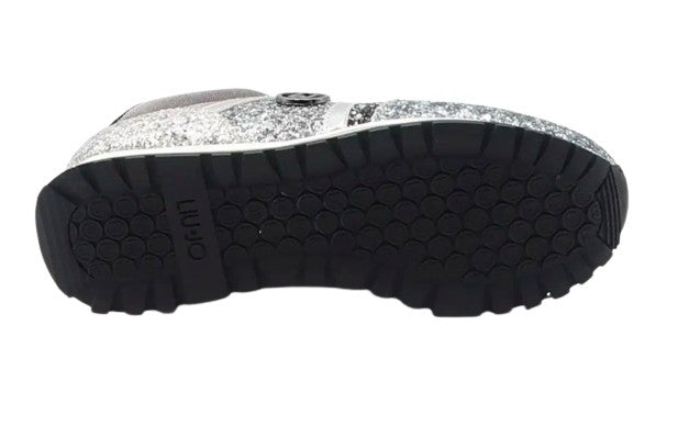 Scarpe Liu-Jo sneaker Wonder 629 glitter silver Z24LJ14 4F3701