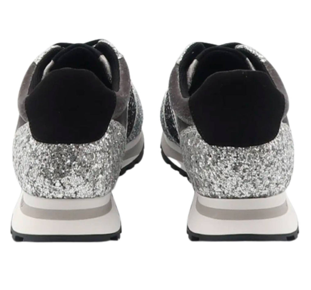 Scarpe Liu-Jo sneaker Wonder 629 glitter silver Z24LJ14 4F3701
