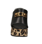 Sandalo Guess Evenza TC 110 in ecopelle black/ leopard DS26GU34 FLJE3VELE04