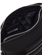 Borsa Guess tracolla uomo Berlin Crossbody Flat Satchel black UBS26GU17 HMBENYP6123