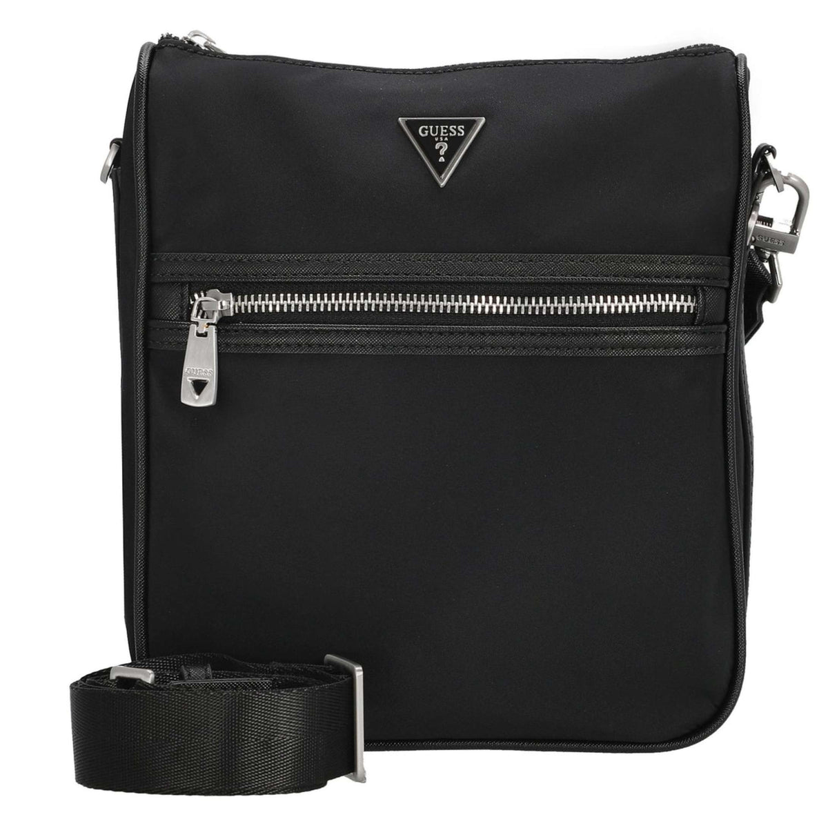 Borsa Guess tracolla uomo Milano top zip crossbody black UBS26GU23 HMMINYP6117