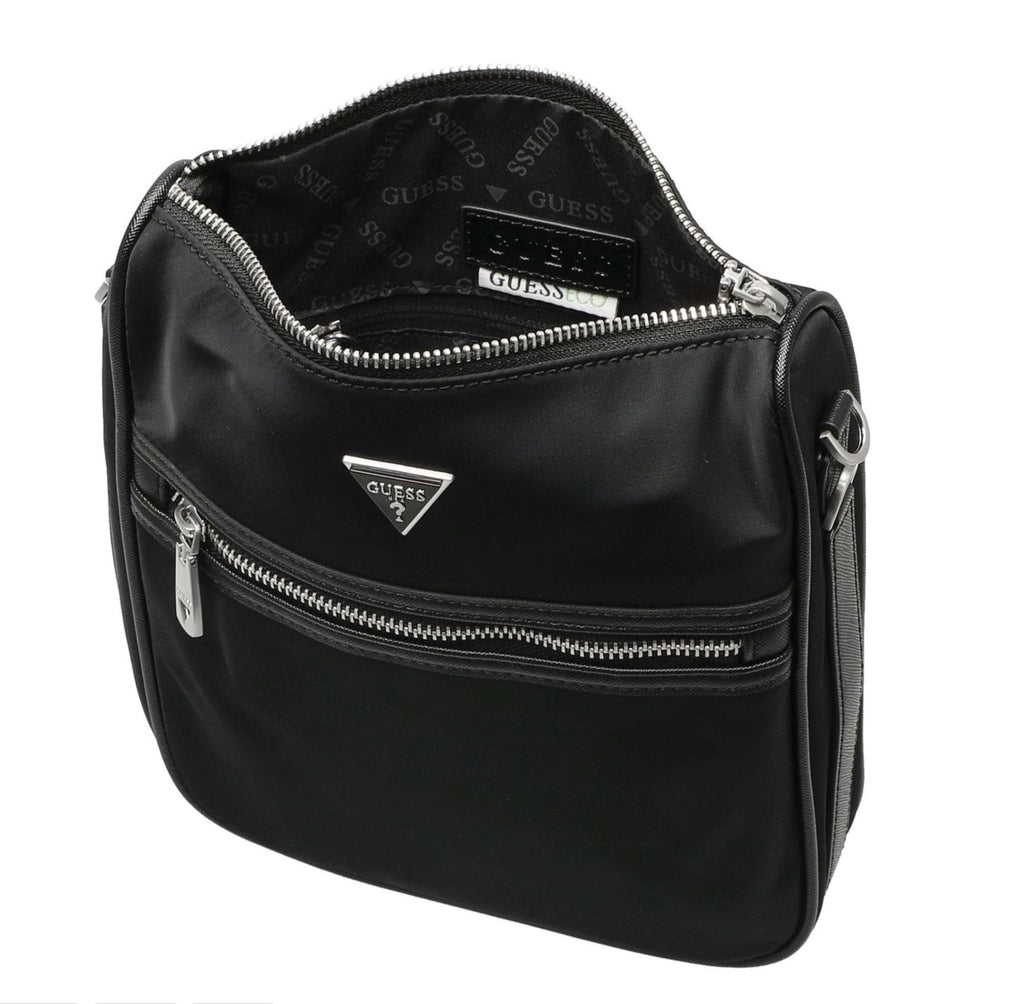 Borsa Guess tracolla uomo Milano top zip crossbody black UBS26GU23 HMMINYP6117