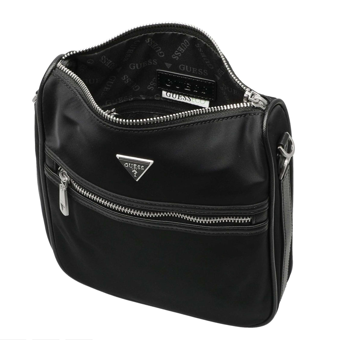 Borsa Guess tracolla uomo Milano top zip crossbody black UBS26GU23 HMMINYP6117