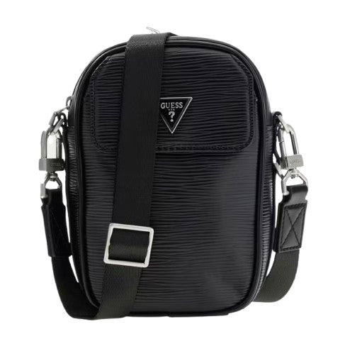 Borsa Guess tracolla uomo Milano crossbody micro nero UBS26GU19 HMMIPWP6225