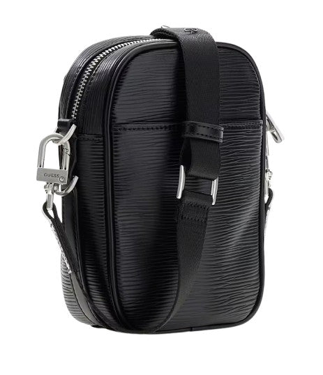 Borsa Guess tracolla uomo Milano crossbody micro nero UBS26GU19 HMMIPWP6225