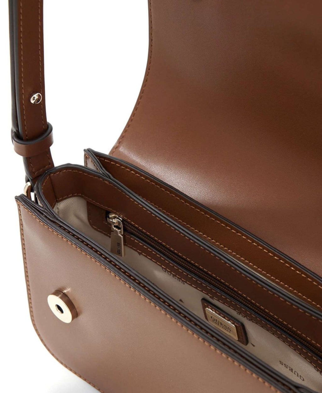 Borsa donna Guess a spalla Janie cognac BS26GU179 VG991021