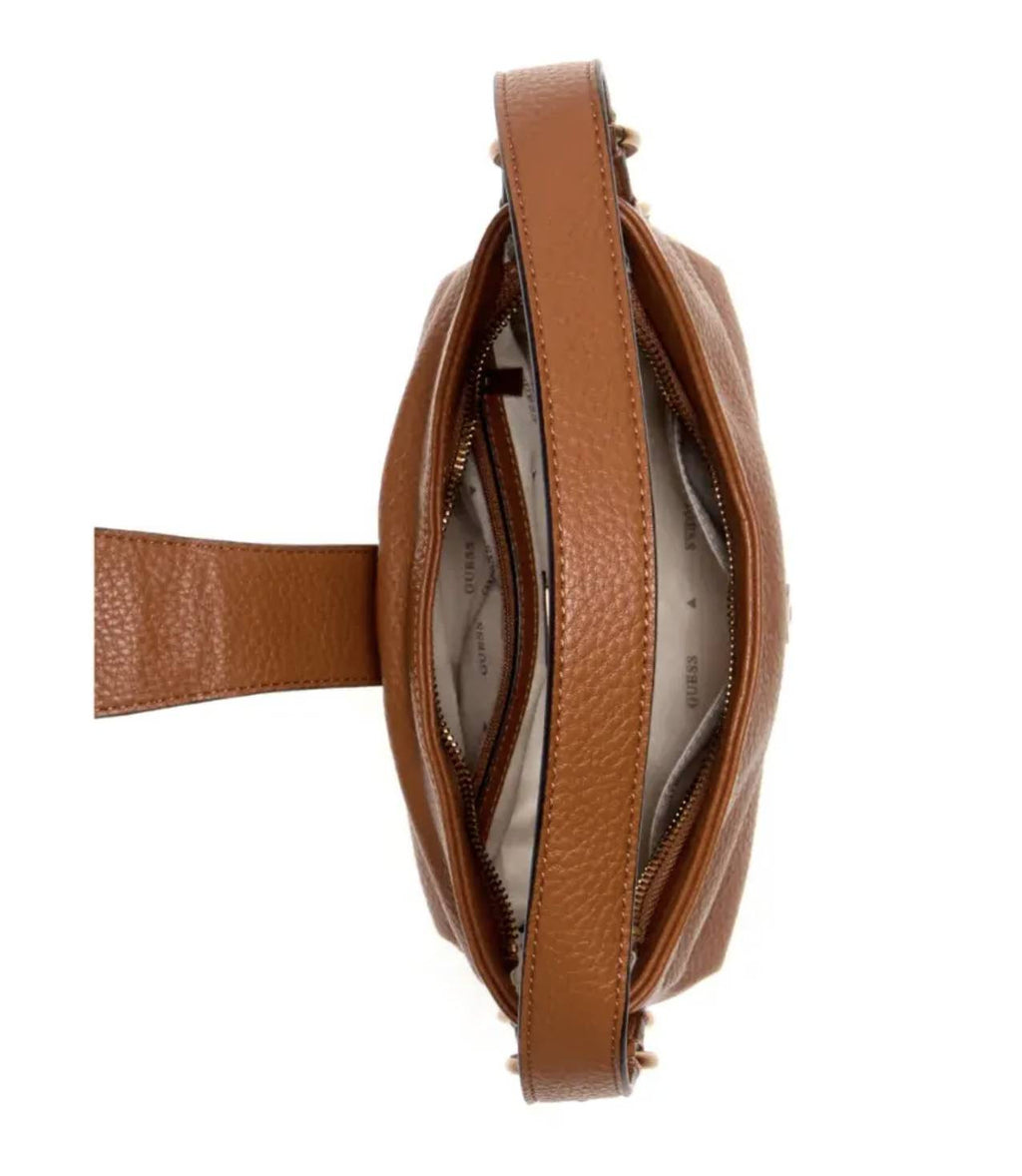 Borsa donna Guess a spalla Camden mini cognac BS26GU180 BB930872