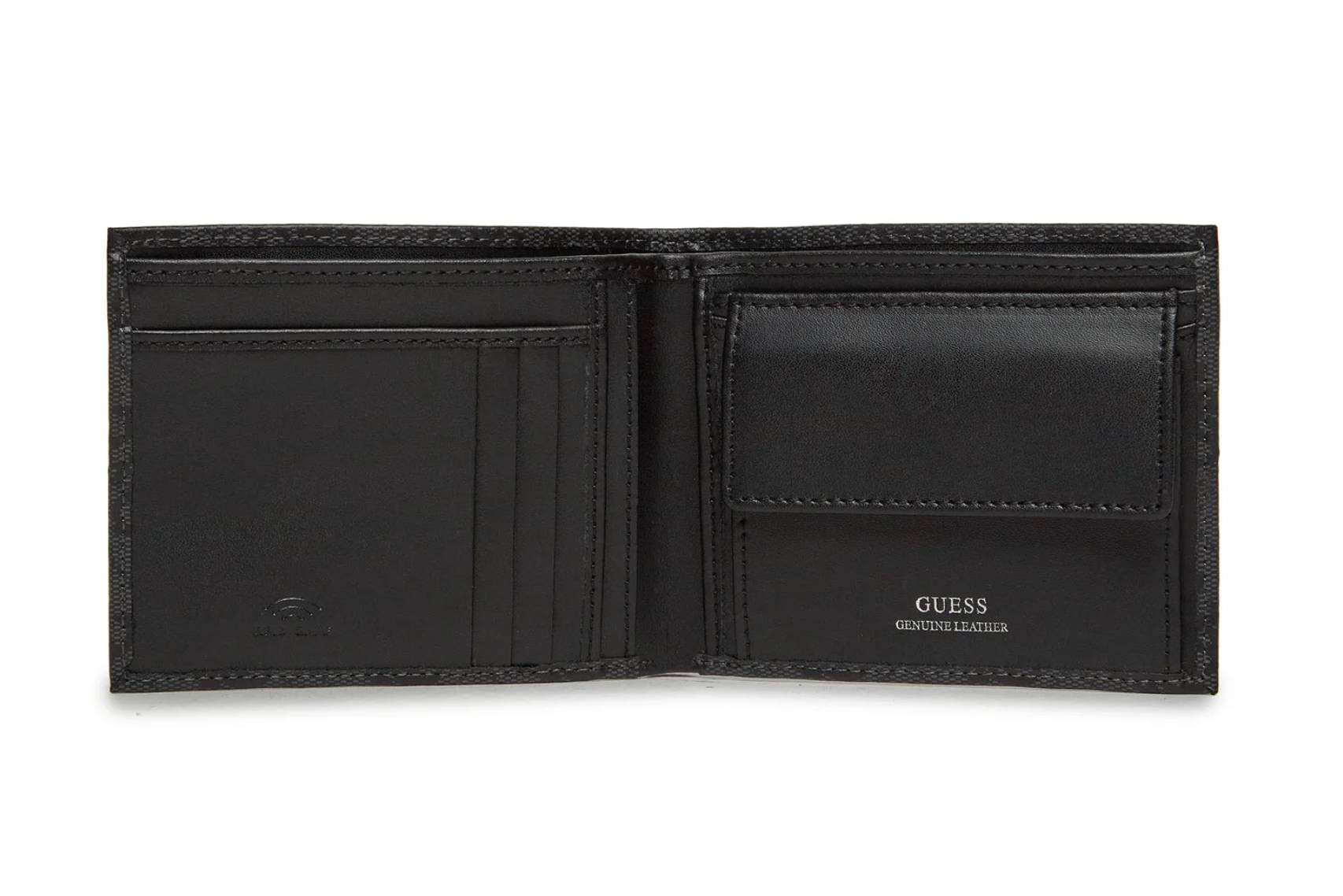 Portafoglio uomo Guess Vezzola in pelle coal/black logo GS26GU17 SMVELELEA20
