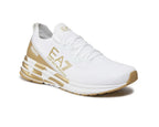 Sneaker running EA7 Emporio Armani training white/ gold unisex US24EA19 X8X095 XK240 R579