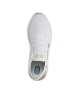 Sneaker running EA7 Emporio Armani training white/ gold unisex US24EA19 X8X095 XK240 R579