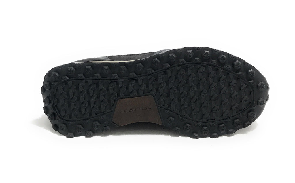 Scarpe uomo Ambitious sneaker pelle e tessuto navy U25AM22 13689-6553AM