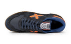 Scarpe Munich sneaker Goal in pelle / tessuto blu U25MU11 1597