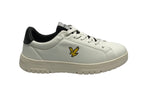 Sneakers uomo Lyle & Scott ecopelle tessuto white  black U25LY03 LS302018AM01WHBK