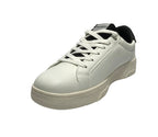 Sneakers uomo Lyle & Scott ecopelle tessuto white  black U25LY03 LS302018AM01WHBK