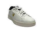 Sneakers uomo Lyle & Scott ecopelle tessuto white  black U25LY03 LS302018AM01WHBK