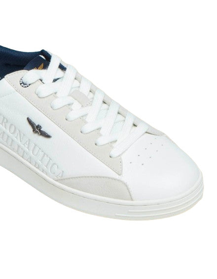 Sneaker Uomo Aeronautica Militare ecosuede white US26AR03 261SC0306UCT04325