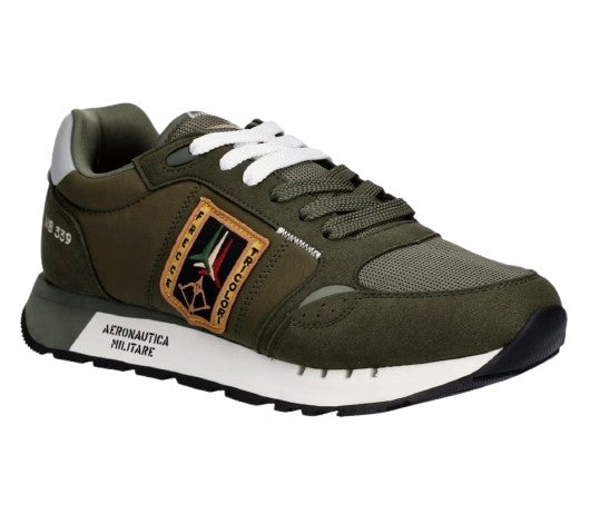 Sneaker uomo Aeronautica Militare verde US26AR01 261SC0292UCT03331