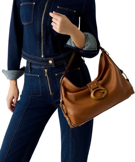 Borsa donna Guess a mano/spalla Camden cognac BS26GU193 BB930818