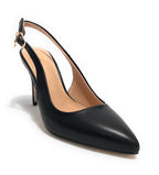 Scarpe donna Gold&gold decollete tallone aperto tc 90 nero GP23-383 DS23GG15